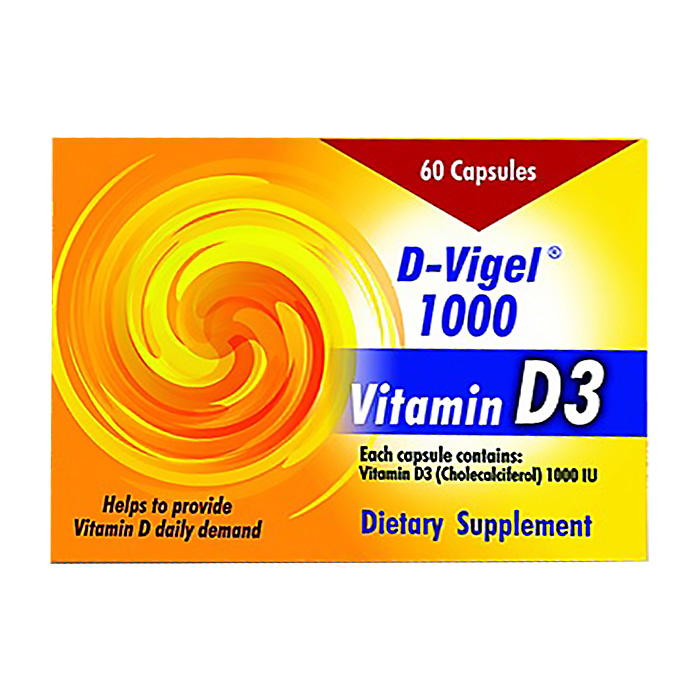 کپسول نرم ویتامین د3 دی-ویژل - 1000