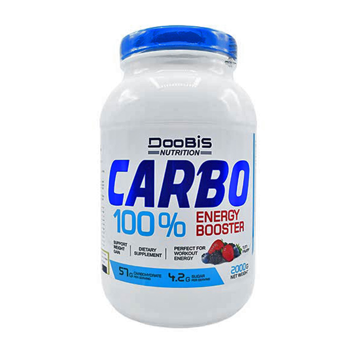 پودر کربو 100% انرژی بوستر 2000 گرم  ( توتی-فروتی )